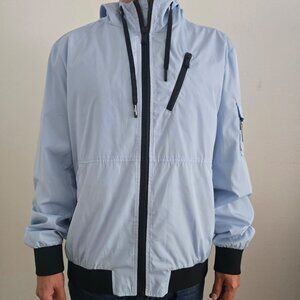 Karl Lagerfeld Paris Men Light Weight Hooded Jacket